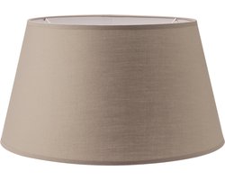 Home Sweet Home - Minimalistische stijl - Stoffen Lampenkap - Conisch - Taupe - 40 x 30 x 20 cm - E27 fitting - Ontworpen voor Vloerlampen - Ontworpen voor woon- en slaapkamers