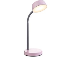 Home Sweet Home - Moderne Led Bureaulamp College - verstelbare LED Leeslamp met schakelaar - Rose - 14/14/34cm - 5W 3000K 420lm - geschikt voor