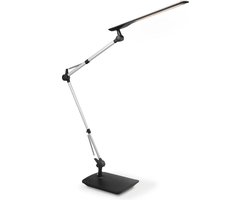 Home Sweet Home - Moderne Led Bureaulamp Pro - verstelbare LED Leeslamp met schakelaar - Zwart - 21/21/49cm - 4W 3000K 580lm - geschikt voor thuiskantoor, thuiswerkplek en werkruimte thuis - integreert LED