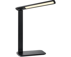 Home Sweet Home - Moderne Led Bureaulamp Talia - verstelbare LED Leeslamp met schakelaar - Zwart - 31/31/37.4cm - 6W 6500K 650lm - geschikt voor thuiskantoor, thuiswerkplek en werkruimte thuis - integreert LED