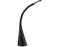 Home Sweet Home - Moderne Led Bureaulamp Touch - verstelbare LED Leeslamp met schakelaar - Zwart - 29/29/66cm - 4W 3000K 400lm - geschikt voor thuiskantoor, thuiswerkplek en werkruimte thuis - integreert LED