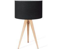 Home Sweet Home - Moderne tafellamp Tree - Zwart - 29/29/50cm - bedlampje - geschikt voor E27 LED lichtbron - gemaakt van Metaal
