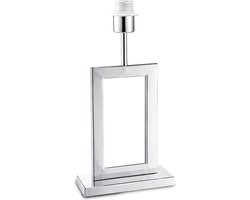 Home Sweet Home - Moderne tafellamp voet Jong voor lampenkap - chroom - 20/11/40.5cm - gemaakt van Metaal - geschikt voor E27 LED lichtbron - voor lampenkap met doorsnede max.35cm