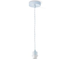 Home Sweet Home - Moderne verlichtingspendel Armis voor lampenkap - Blauw - 10/10/89cm - hanglamp gemaakt van Metaal - geschikt voor E27 LED