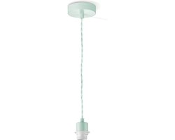 Home Sweet Home - Moderne verlichtingspendel Armis voor lampenkap - Groen - 10/10/89cm - hanglamp gemaakt van Metaal - geschikt voor E27 LED lichtbron - voor lampenkap met doorsnede max.55cm