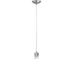 Home Sweet Home - Moderne verlichtingspendel Basic voor lampenkap - Geborsteld staal - 11/11/100 cm - hanglamp gemaakt van Metaal - geschikt voor E27 LED lichtbron - voor lampenkap met doorsnede max.55cm