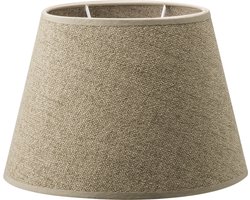 Home Sweet Home - Stoffen - Stoffen Lampenkap - Conisch - Brown - Minimalistische stijl - 24 x 16 x 16 cm - E27 fitting - voor tafellampen - voor