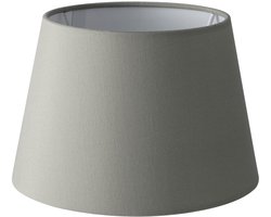 Home Sweet Home - Stoffen - Stoffen Lampenkap - Conisch - Drak grey - Minimalistische stijl - 20 x 15 x 13 cm - E27 fitting - voor Tafellamp - voor