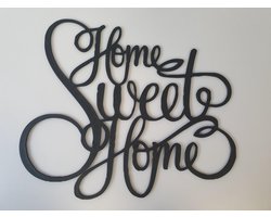 Home sweet home - wanddecoratie - muurdecoratie