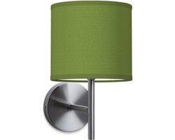 Home Sweet Home wandlamp Bling - wandlamp Mati inclusief lampenkap - lampenkap 16/16/15cm - geschikt voor E27 LED lamp - groen