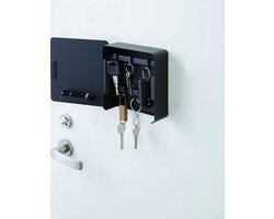 Home Toren Vierkante Magnetische Sleutelkast Kast Opslag en Organisatie Systemen, One Size, Zwart