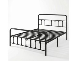 Homeblend Bed - Bedframe - 160x200cm - Tweepersoonsbed - Stalen - Logeerbed - Opbergbaar Bed - Voor Matras