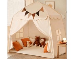 Homeblend Speeltent Kinderen 150x100x150 cm - Speelhuisje Jongens en Meisjes - Speelkasteel - Tent voor Kinderen - Groot - Opvouwbaar en Wasbaar - Voor Peuter en Kind - Kinderspeeltent - Kindertent