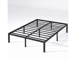 Homeblend Tweepersoons Bedframe - Bed - 160x200 - Tweepersoonsbed - Carbon Staal - 500kg draagkracht - Logeerbed - Opbergbaar Bed
