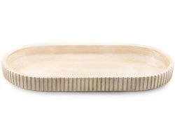 HomeBound by KY | Aardewerk dienblad Zilt L | dienblad | decoratieve schaal