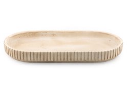 HomeBound by KY | Aardewerk dienblad Zilt S | dienblad | decoratieve schaal