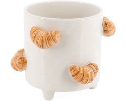HomeBound by KY | Aardewerk vaas croissants | bloemenvaas