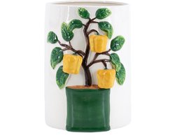 HomeBound by KY | Aardewerk vaas gele paprika | bloemenvaas