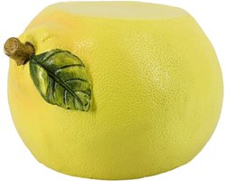 HomeBound by KY | Bijzettafeltje/kruk citroen | 45x32x26cm | bijzettafel fruit