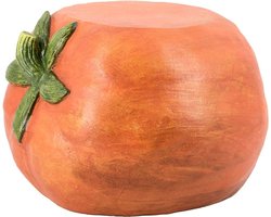 HomeBound by KY | Bijzettafeltje/kruk tomaat | 35x35x35cm | bijzettafel