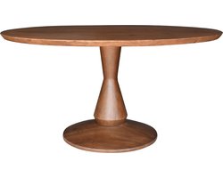 HomeBound by KY | Eettafel Buru rond walnut | ronde eettafel