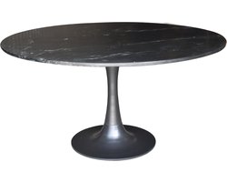 HomeBound by KY | Eettafel Japen marmer | ronde eettafel