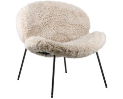 HomeBound by KY | Fauteuil Lotta pluche beige | fauteuil Lotta