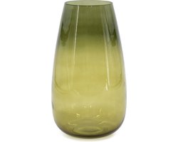 HomeBound by KY | Glazen vaas olive | bloemenvaas