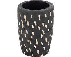 HomeBound by KY | Houten vaas Batik | bloemenvaas hout