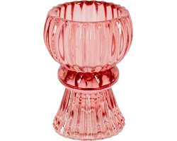 HomeBound by KY | Kaarsenstandaard/waxinehouder roze | kandelaar