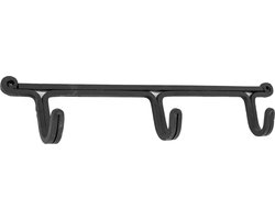 HomeBound by KY | Kapstok met 3 haken zwart | ophanghaken