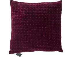 HomeBound by KY | Kussen velours bordeaux | 45x45cm | kussen velours