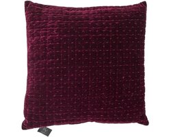 HomeBound by KY | Kussen velours bordeaux | sierkussen | kussen