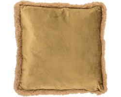 HomeBound by KY | Kussen velours goud | 45x45cm | kussen velours