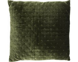 HomeBound by KY | Kussen velours groen | 45x45cm | kussen velours