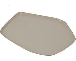 HomeBound by KY | Metalen dienblad organisch sand | 40x41x2cm | dienblad metaal zand organisch