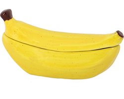 HomeBound by KY | Opbergdoos met deksel banaan | opbergdoos