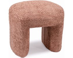 HomeBound by KY | Poef Jolie in bouclé roze | Poef