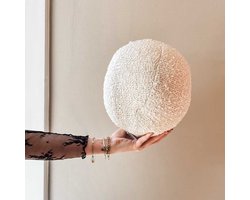 HomeBound by KY | Rond kussen bouclé 24cm | sierkussen