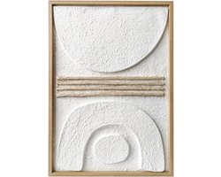 HomeBound by KY | Schilderij abstract organic | 50x70x4cm | wandpaneel abstract