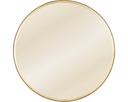 HomeBound by KY | Spiegel rond metaal goud | spiegel