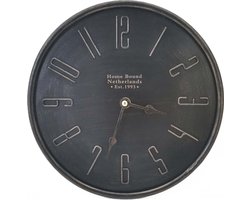 HomeBound by KY | Staande klok brushed metal | klok