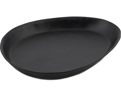HomeBound by KY | Tray organisch hammered zwart | dienblad