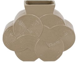 HomeBound by KY | Vaas Fluff beige | bloemenvaas