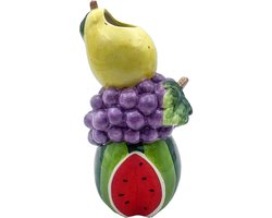 HomeBound by KY | Vaas keramiek fruit | kleurrijke bloemenvaas