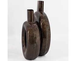 HomeBound by KY | Vaasje donut rond rosewood | bloemenvaas