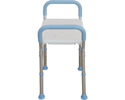 Homecare Innovation® Douchekruk met Zachte Armsteunen – In Hoogte Verstelbaar – Draagvermogen tot 136 kg
