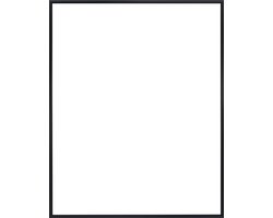 Homedecoration Kampen– Fotolijst – Fotomaat – 61x92 cm– Aluminium – Zwart mat