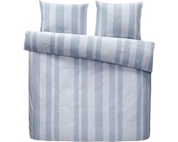 Homéé dekbedovertrekset  chambray Lits-jumeaux 240x200/220 cm +2 slopen 100% percale Katoen