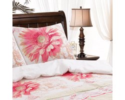 Homéé dekbedovertrekset Sunri Lits-jumeaux 240x200/220 cm + 2 slopen 60x70/20 cm 100% katoen